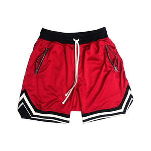 Usage d'été Personnalisé Logo 8 Couleurs Plus Taille 5XL Respirant Fitness Gym Shorts Taille Élastique Mesh Basketball Shorts - Product Image 3