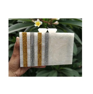 Accessoire de qualité d'exportation d'embrayage pour femmes en résine indienne à la mode pour élever le style de la mode cette saison - Product Image 1