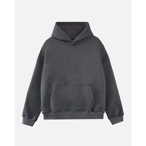 Capuches bleu ciel véritable qualité couleur unie sweats à capuche hommes décontracté bureau à capuche pour les hivers qualité supérieure sweats à capuche prix Offre Spéciale - Product Image 2