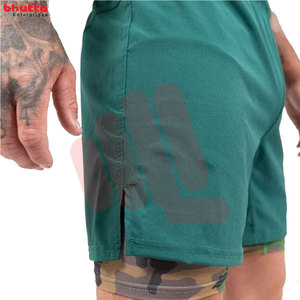 กางเกงขาสั้นออกกำลังกาย MMA เกรดสูงสำหรับทุกเพศใส่สบายทำจากโพลีเอสเตอร์100% - Product Image 2