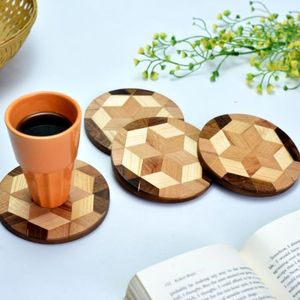 Posavasos de té de mesa para restaurante hechos a mano de alta artesanía, venta a granel del fabricante personalizable, alfombrillas para el hogar para uso en la Mesa - Product Image 2