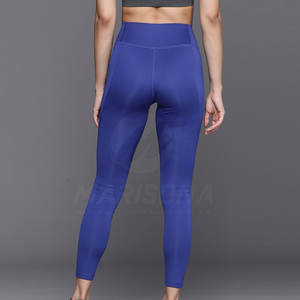 Leggings de Yoga para Mujer, Cintura Alta Elástica, Sin Costuras, Ligeros, Color Sólido, Secado Rápido, Transpirables, Ecológicos, para Adultos - Product Image 3