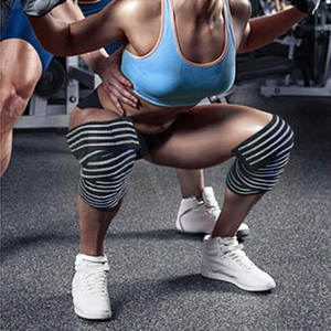 High Quality Lightweight <b>Neoprene</b> <b>Knee</b> Wraps Custom Design and Low Price Best Material for Weightlifting - Product Image 6