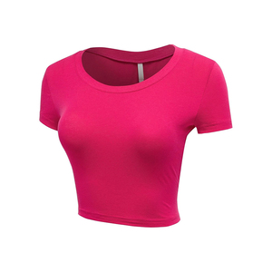 Ropa de calle de fabricación profesional, camisetas cortas para mujer, ropa informal, camisetas cortas transpirables de buena venta para mujer 2025 - Product Image 2