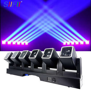 Nueva Barra de Luces Móviles con Cabezales Múltiples RGBW de 6*60W, Pixel LED, Zoom, para DJ/Disco/Club Nocturno, Control DMX512, 6000K - Product Image 1