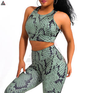 Conjunto Deportivo Personalizado para Mujer, Conjunto de Yoga, Ropa de Gimnasio, Leggings Ajustados para Correr, Conjunto de Top y Leggings Deportivos para Mujer - Product Image 2