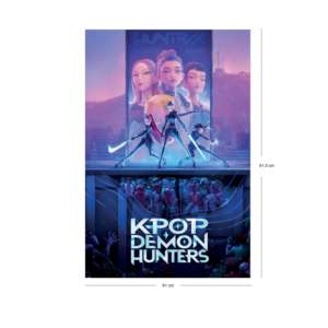 KPop Demon Hunters <b>Poster</b> Rumi Mira & Zoey Digital Printing Scroll Style - Product Image 2