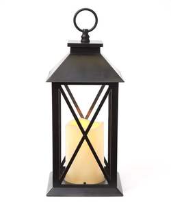 Linterna de hierro y vidrio decorativo para el hogar de diseño moderno Linterna de metal de color antiguo de latón para decoración del hogar - Product Image 6