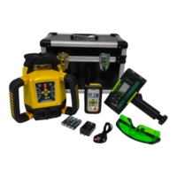 Niveau laser rotatif automatique HIKARI HKR-530 de qualité industrielle, haute précision, double pente, pour terrains agricoles, classe II, 635 nm