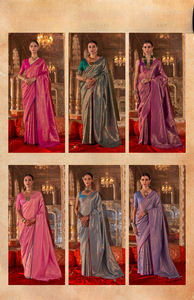 ผ้าไหมส่าหรีผสมทางวัฒนธรรมสำหรับผู้ที่ชื่นชอบทั้งประเพณีและนวัตกรรมในการแต่งกายของพวกเขา - Product Image 6