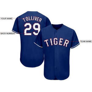 Professional wholesale baseball jersey factory breathable quick drying lightweight stitched durable sportswear <b>for</b> <b>clubs</b> - Product Image 5