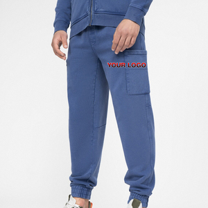 กางเกงวอร์มผ้าคอตตอนสำหรับผู้ชายกางเกงวอร์มทรงคาร์โก้แบบลำลองกางเกงวอร์มผ้าคอตตอน100% รุ่นความสบายออกแบบได้ตามต้องการ - Product Image 4