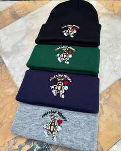 Gorro de diseñador de estilo caliente, gorro de punto con logotipo, gorros bordados de dibujos animados, gorro cálido a la moda, gorro para invierno, gorros de Mohair - Product Image 1