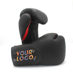 Artes marciales Cómodo Cuero profesional Diseño de logotipo personalizado Boxeo personalizado Guantes de entrenamiento de boxeo para hombres Transpirable - Product Image 4