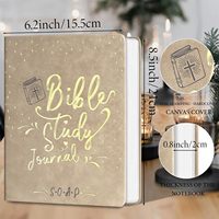 Journal d'Étude Biblique S.O.A.P Personnalisé | Carnet de Prières et Notes de Dévotion de 180 Jours, Kit pour l'Église, Cadeau Chrétien pour Hommes et Femmes