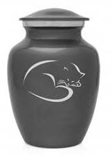 Urnas de cremación de latón funerarias con estilo moderno, pequeñas urnas clásicas para mascotas al por mayor para cenizas, suministros conmemorativos divertidos y elegantes para mascotas - Product Image 1