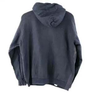 Sweat à capuche pour homme de haute qualité, personnalisé, avec broderie unie, style délavé soleil, effet vieilli, délavé à l'acide, 100% coton - Product Image 2