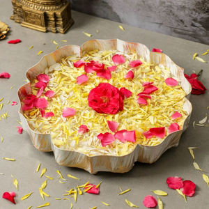 เครื่องประดับทองเหลืองชุดของขวัญสำหรับ Pooja ชุดของขวัญของขวัญสำหรับเพื่อนพนักงานคืนของขวัญร่วมมือสำหรับบ้านและวัด - Product Image 4