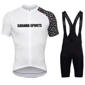 Ensemble de vêtements de cyclisme unisexe au meilleur design, de haute qualité, OEM personnalisé, impression numérique respirante, manches courtes, taille plus - Product Image 1