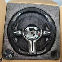 Volant de direction en fibre de carbone avec LED pour véhicules BMW F10 F30 F31 F32 F20 E92 E60 X6 E71 X5 E70 M3 M4 M6