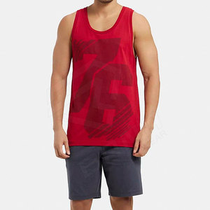 Débardeurs pour hommes les plus vendus au Pakistan Débardeur de sport avec impression personnalisée de haute qualité - Product Image 1