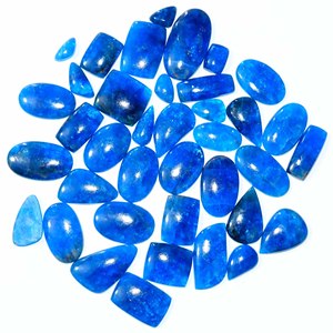 Pierre précieuse naturelle pour bijoux Cabochons d'apatite naturelle Prix d'usine d'apatite en vrac de l'exportateur indien - Product Image 6