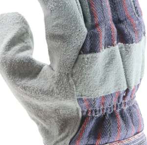 Gants de sécurité fendus en vache de haute qualité Gants de travail en cuir de protection des mains - Product Image 3