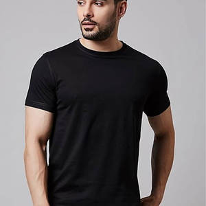 Nueva Llegada, Camiseta Informal de Algodón para Hombre, Tejido Transpirable, Mangas Cortas para Comodidad Durante Todo el Día - Product Image 1