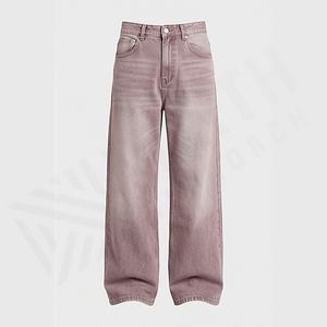 Best Quality <b>Men's</b> Denim <b>Jeans</b> Casual Loose Fit Mid <b>Waist</b> Straight Pants Winter Autumn Quick Dry Premium Trousers - Product Image 1