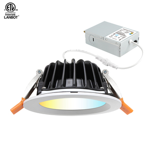 Spots de plafond étanches anti-reflets RVB/RGBW LED <span class=keywords><strong>12V</strong></span> 24V Smart Home 4/5 fils LED encastrée vers le bas 8W 12W 15W 20W - Product Image 3