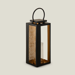 Inexpensive Handmade Metal Stylish Classic Black Metal Moroccan Lantern <b>Table</b> Top Lantern From Indian Exporter - Product Image 4