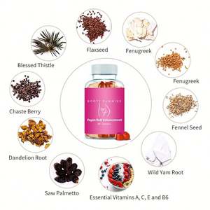 Gummies d'agrandissement des fesses à faible MOQ, efficaces pour des fesses plus volumineuses, marque privée, pour l'amélioration des hanches et des fesses - Product Image 5