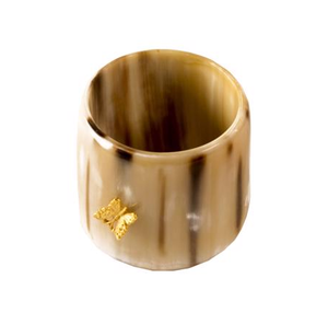 แหวนรองผ้าเช็ดปากรูปเขาควายธรรมชาติทำมือของชาวอินเดียแหวนผ้าเช็ดปากรูปเขาวัวตกแต่งตามธรรมชาติสำหรับ100% - Product Image 1