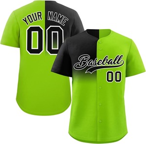 Maillot de baseball sublimé maille respirante séchage rapide évacuation de l'humidité jeunes/adultes taille usine uniformes d'équipe OEM en vrac - Product Image 1