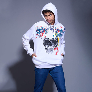 Sweat-shirts à capuche à manches longues pour hommes Leocor Sports, best-sellers, logo personnalisé, 330g, polaire imperméable, impression numérique - Product Image 4