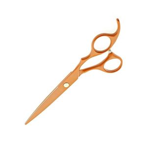 Ciseaux de toilettage personnalisés pour animaux de compagnie Ciseaux de toilettage droits pour chiens avec repose-doigt fixe Ciseaux de toilettage pour animaux de compagnie de couleur personnalisée - Product Image 4