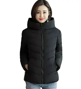 Veste d'hiver naturelle d'automne pour femmes avec fermeture éclair veste d'hiver pour femmes par temps froid nouveauté veste rembourrée pour femmes