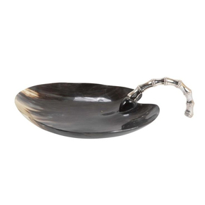 Leaf Design Serving Bowl With Metal <b>Handle</b> Designed For Stylish Dining Premium Food Serving And Modern Home <b>Kitchen</b> Display - Product Image 5