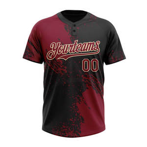 En stock Vêtements de sport Maillot de baseball pour hommes Matériel de haute qualité Demi-manches Confortable Respirant Séchage rapide - Product Image 2