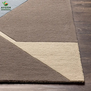 Alfombras de Lana Elegantes y Duraderas, Alfombras Acolchadas y Hechas a Mano para Dormitorio y Sala de Estar - Product Image 4