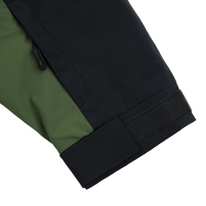 Chaqueta Varsity de Manga Larga para Hombre, Marca DF, Otoño, Color Sólido, con Cierre, Resistente al Viento, Informal, 220g - Product Image 3