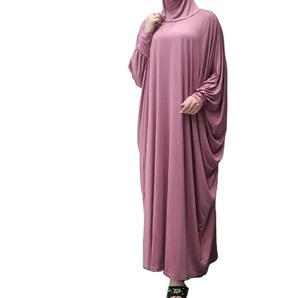 Premium Quality Custom Colors Women's Abaya Solid Color Women Abaya Custom OEM Service Latest Style Abaya <b>Elastic</b> Cuff - Product Image 6