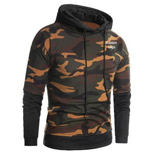 Sudadera con Capucha de Algodón para Hombre de Alta Calidad, Superpesada, de Invierno, con Estampado Sólido, Cuello Alto, Nuevo Estilo, Suministro al por Mayor - Product Image 6