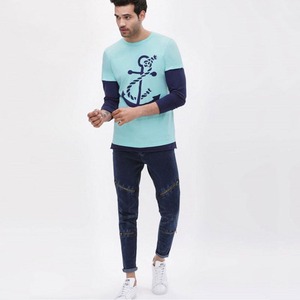 การออกแบบใหม่ขายส่งผู้ชายผ้าฝ้าย100% เสื้อยืด2022ราคาถูกที่กำหนดเองพื้นฐานธรรมดาสต็อก O คอผู้ชายเสื้อยืด - Product Image 5