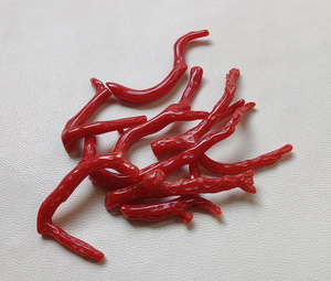 ¡Coral! Piedra preciosa de Coral italiano Natural 100%, ramas de palitos de Coral rojo, ramas de Coral bien pulidas de calidad AAA, palitos de Coral - Product Image 2