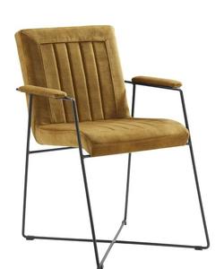 Silla de Comedor de Cuero con Diseño Industrial y Tapizado para Hogar, Oficina, Restaurante, Cafetería, Bar, Almacén, Duradera y Ecológica - Product Image 2