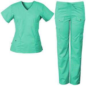 Logotipo personalizado Quirúrgico Enfermería Uniforme de Hospital Uniforme Médico Enfermera Doctor Enfermera Venta al por mayor Mujeres Scrub Set - Product Image 4