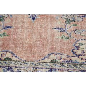 Alfombra Turca Vintage, Alfombra de 2x3.6 pies, Alfombra Pequeña Azul con Diseño de Camuflaje - Product Image 5