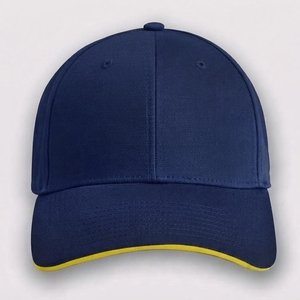 Casquette de cricket unisexe en coton 100% respirant à séchage rapide, motif uni, haute qualité, ajustable, pour toutes les saisons - Product Image 3