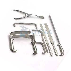 ชุดเครื่องมือกลูทีโอ9ชิ้นได้รับการรับรองจาก CE ชุดอุปกรณ์ศัลยกรรมพลาสติกคุณภาพสูง - Product Image 2